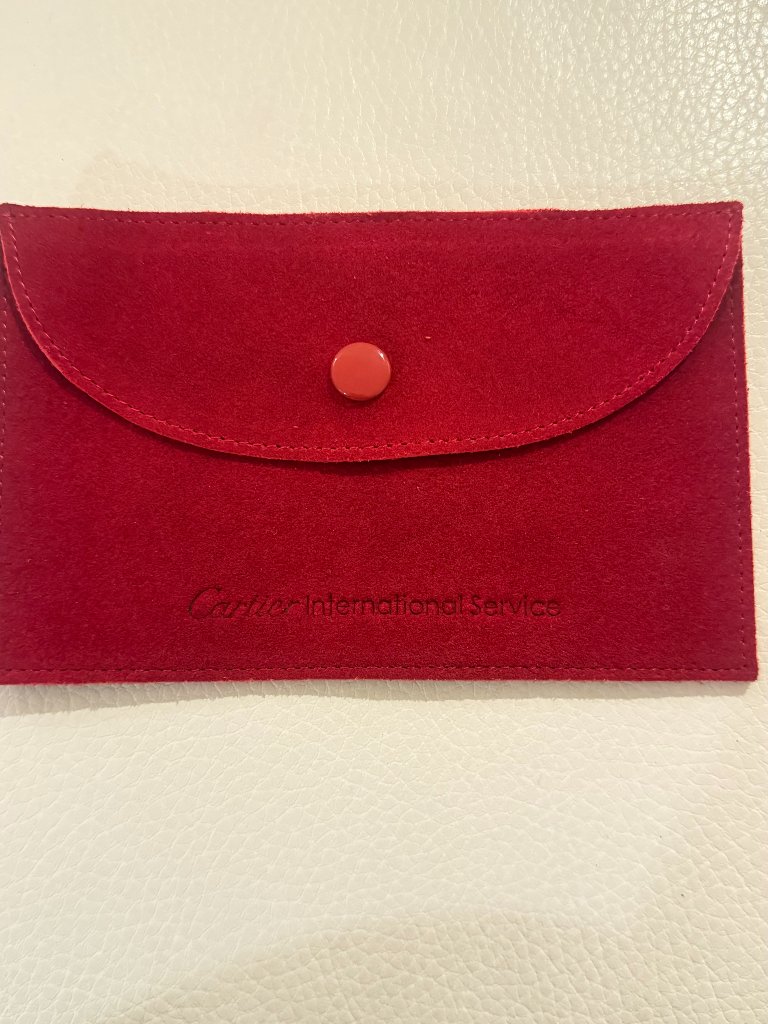 New Cartier International Service Jewelry Watch Pouch  Travel Pouch